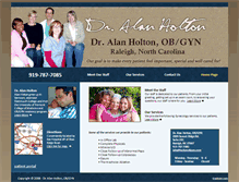 Tablet Screenshot of holtonobgyn.com